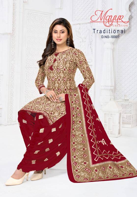 Mayur tarditional vol-10 Wholesale dress material suppliers in Chennai
